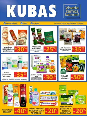 Kubas leidinys nuo 
      2026-04-28 iki 
      2026-05-11