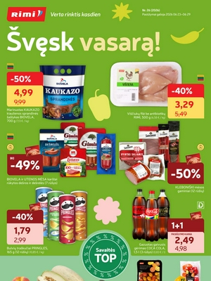 Rimi leidinys nuo 
      2026-06-23 iki 
      2026-06-29