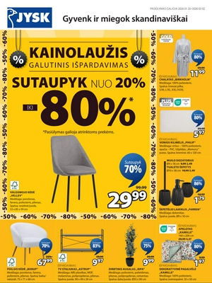 Jysk leidinys nuo 
      2026-01-20 iki 
      2026-02-02