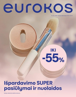 Eurokos leidinys nuo 
      2026-01-02 iki 
      2026-02-02