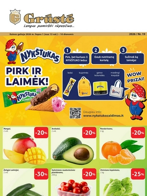 Grūstės leidinys nuo 
      2026-07-01 iki 
      2026-07-10