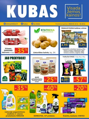 Kubas leidinys nuo 
      2026-01-13 iki 
      2026-01-26