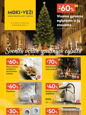 Moki veži leidinys nuo 
      2025-12-11 iki 
      2026-01-06