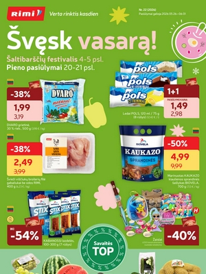 Rimi leidinys nuo 
      2026-05-26 iki 
      2026-06-01