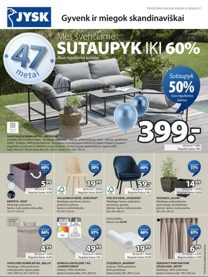 Jysk leidinys nuo 
      2026-04-14 iki 
      2026-04-27