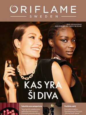 Oriflame katalogas nuo 
      2025-10-29 iki 
      2025-11-18