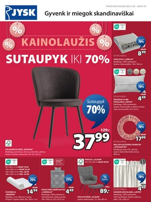 Jysk leidinys nuo 
      2025-12-26 iki 
      2026-01-05