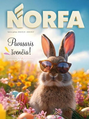 Norfos leidinys nuo 
      2026-03-24 iki 
      2026-04-07