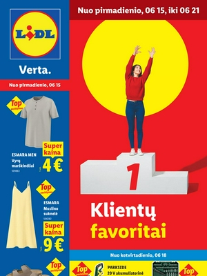 Lidl leidinys nuo 
      2026-06-15 iki 
      2026-06-21