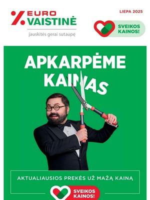 Euro vaistinė katalogas nuo 
      2025-07-01 iki 
      2025-07-31