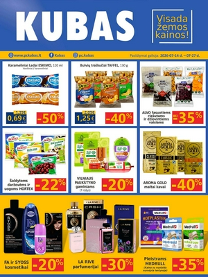 Kubas leidinys nuo 
      2026-07-14 iki 
      2026-07-27