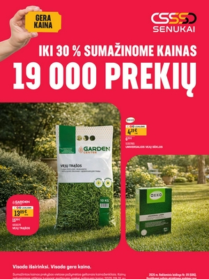 Senukai leidinys nuo 
      2026-04-15 iki 
      2026-05-28