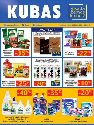 Kubas leidinys nuo 
      2026-02-10 iki 
      2026-02-23