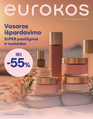 Eurokos leidinys nuo 
      2026-07-02 iki 
      2026-08-03