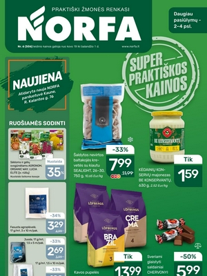 Norfos leidinys nuo 
      2026-03-19 iki 
      2026-04-01