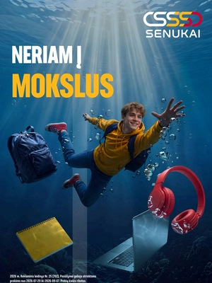 Senukai nuolaidų leidinys nuo 
      2026-07-29 iki 
      2026-09-07