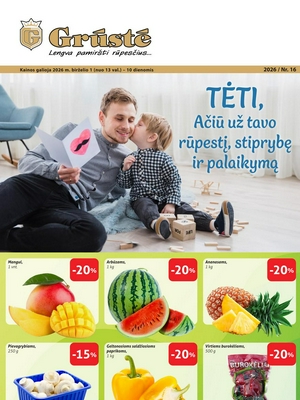 Grūstės leidinys nuo 
      2026-06-01 iki 
      2026-06-10
