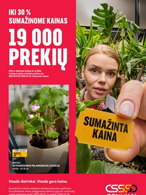 Senukai leidinys nuo 
      2026-03-04 iki 
      2026-03-30