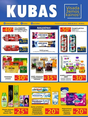 Kubas leidinys nuo 
      2026-02-24 iki 
      2026-03-09