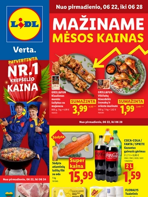 Lidl leidinys nuo 
      2026-06-22 iki 
      2026-06-28