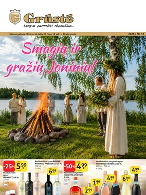 Grūstės leidinys nuo 
      2026-06-21 iki 
      2026-06-30