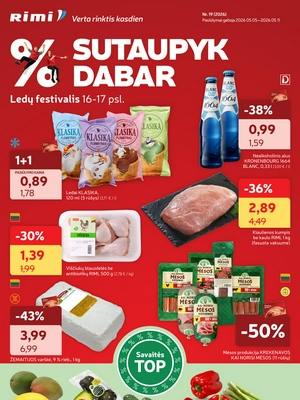 Rimi leidinys nuo 
      2026-05-05 iki 
      2026-05-11