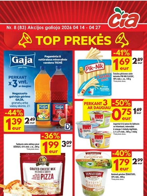 Čia leidinys nuo 
      2026-04-14 iki 
      2026-04-27