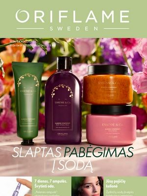 Oriflame katalogas nuo 
      2026-04-01 iki 
      2026-04-21