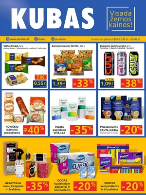 Kubas leidinys nuo 
      2026-01-27 iki 
      2026-02-09