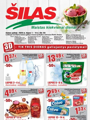 Šilas leidinys nuo 
      2026-07-01 iki 
      2026-07-14