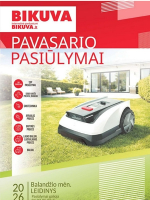 Bikuva nuolaidos nuo 
      2026-04-07 iki 
      2026-05-03