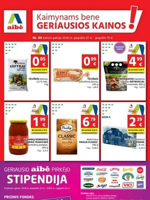 Aibė leidinys nuo 
      2026-05-07 iki 
      2026-05-19