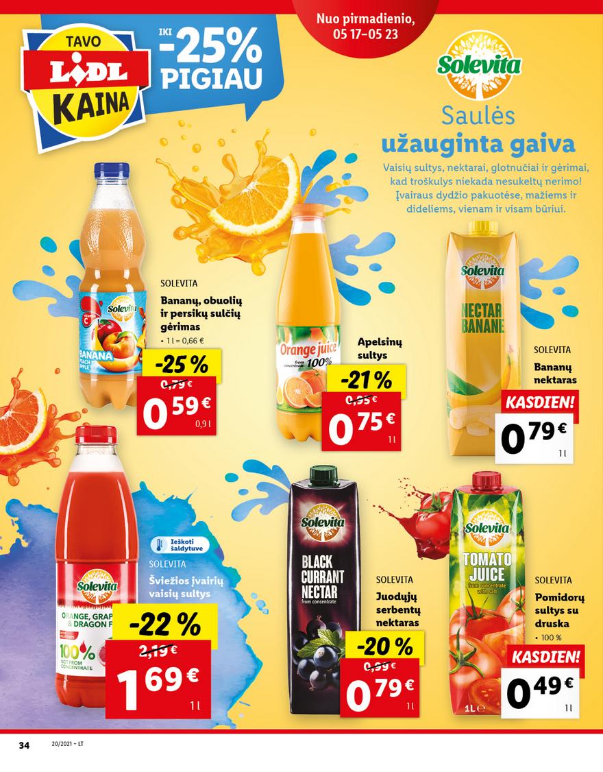 Lidl maisto prekių pasiūlymai akcijos nuo 
  2021-05-17 iki 
  2021-05-23 | Leidinukas.lt puslapis 34