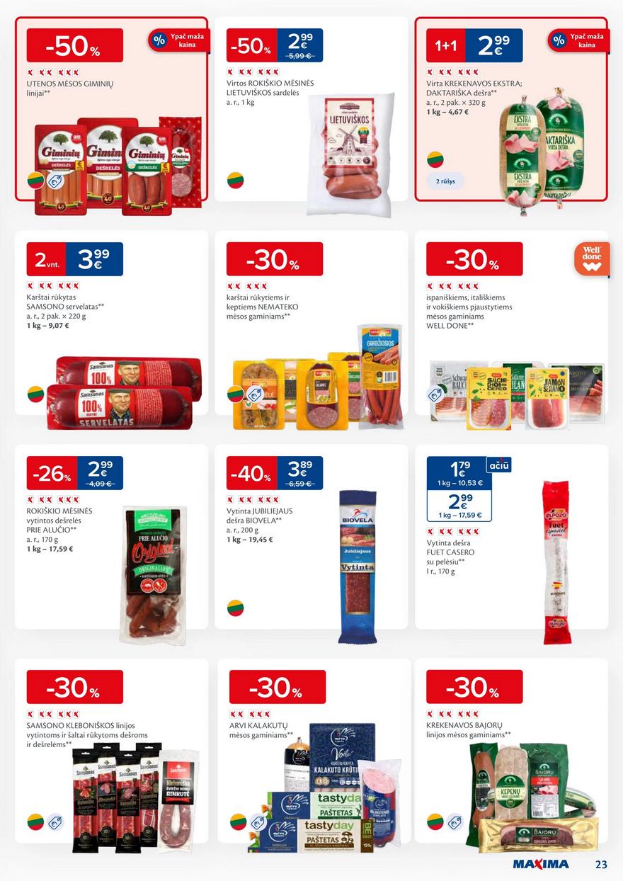 Maxima leidinys akcijos nuo 
  2024-03-05 iki 
  2024-03-11 | Leidinukas.lt puslapis 23