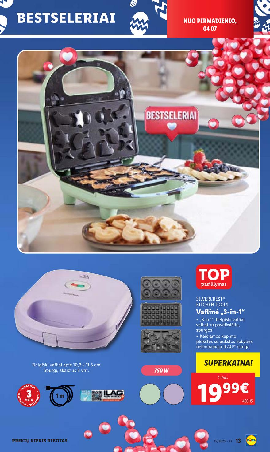 Lidl ne maisto leidinys akcijos nuo 
  2025-04-07 iki 
  2025-04-13 | Leidinukas.lt puslapis 13
