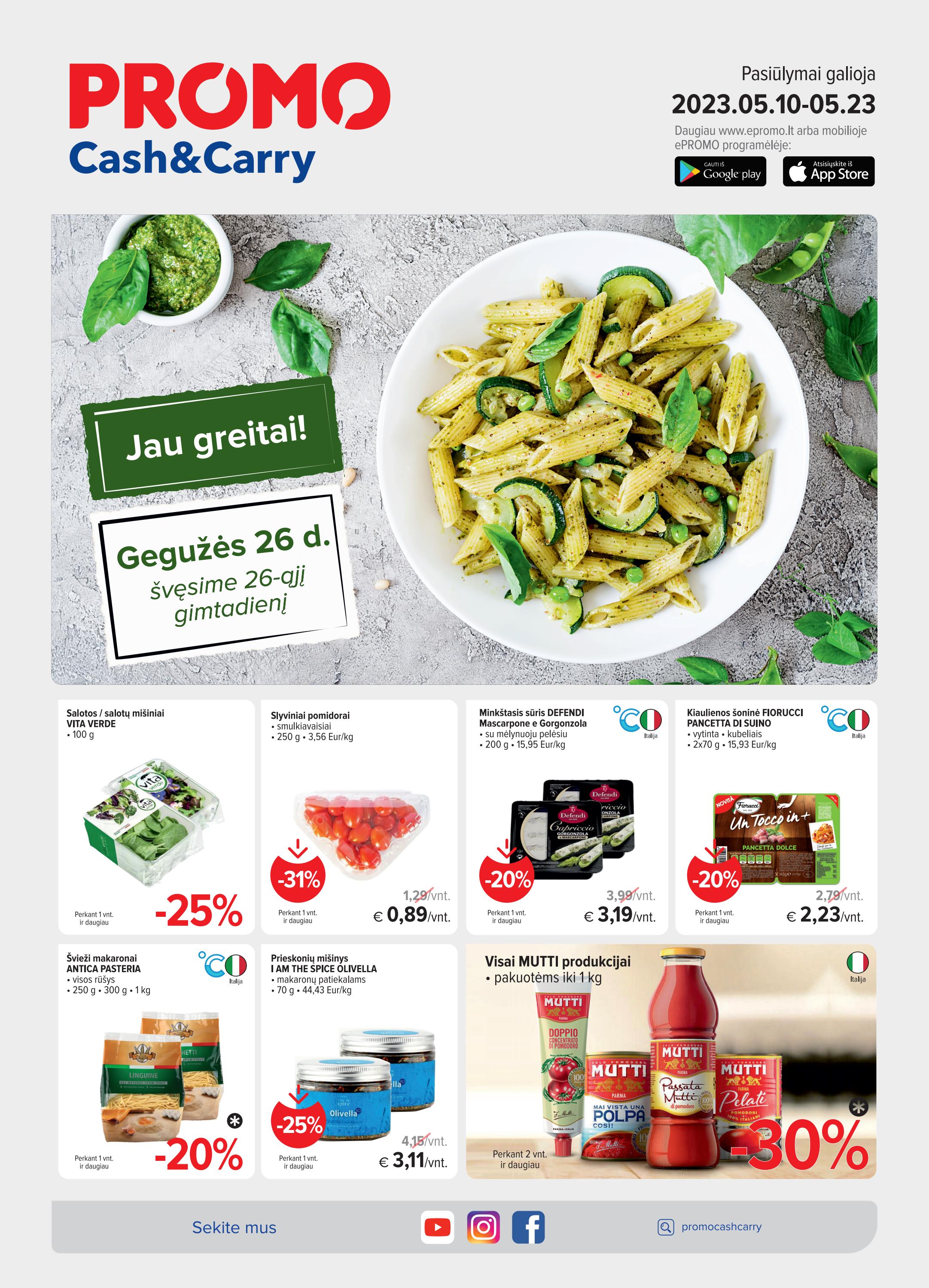 Promo pasiūlymų leidinys akcijos nuo 
  2023-05-10 iki 
  2023-05-23 | Leidinukas.lt puslapis 1