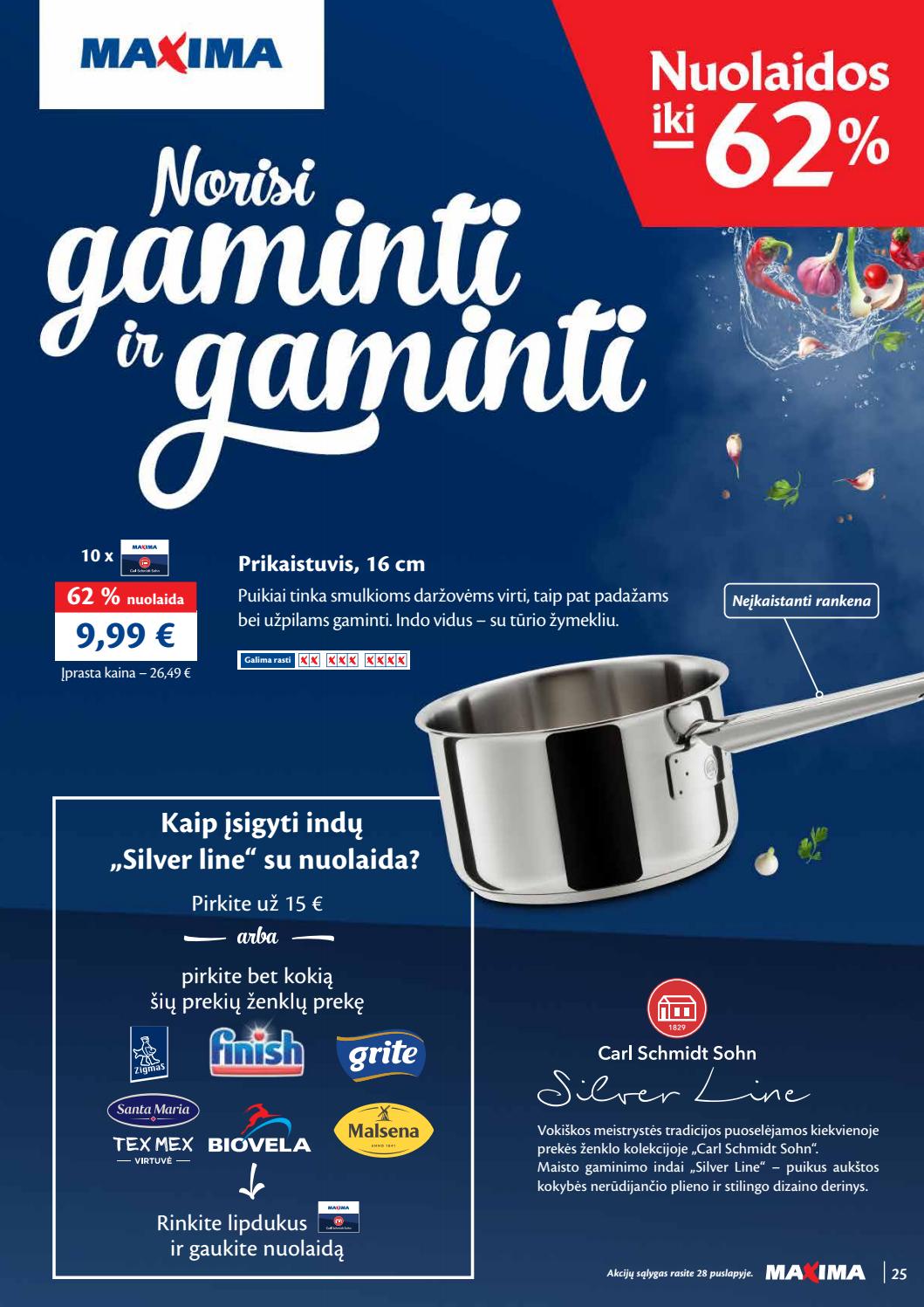Maxima kaininis leidinys akcijos nuo 
  2020-11-17 iki 
  2020-11-23 | Leidinukas.lt puslapis 25