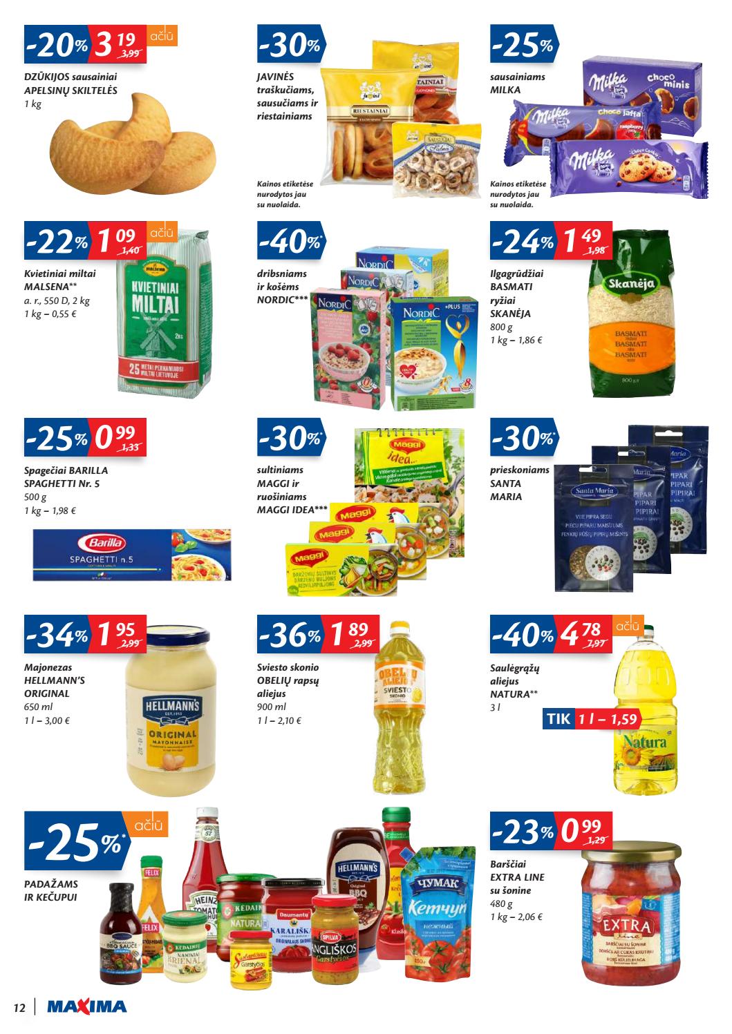 Maxima kaininis leidinys akcijos nuo 
  2019-10-22 iki 
  2019-10-28 | Leidinukas.lt puslapis 12