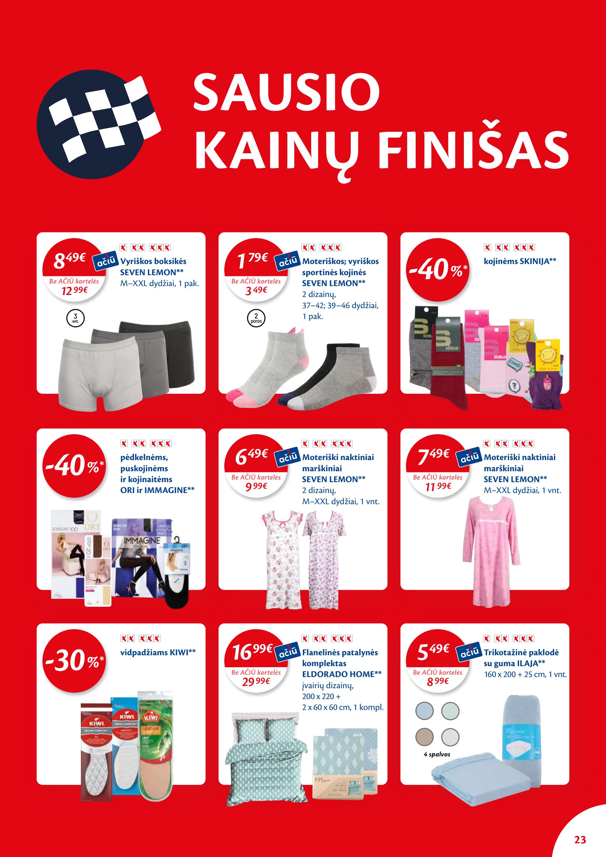 Maxima kaininis leidinys akcijos nuo 
  2023-01-24 iki 
  2023-01-30 | Leidinukas.lt puslapis 23