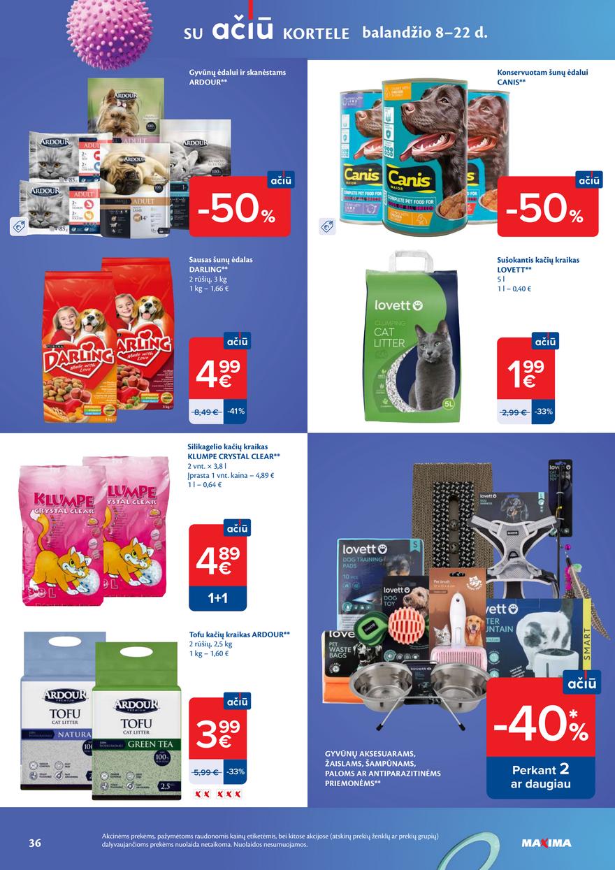 Maxima leidinys akcijos nuo 
  2026-04-14 iki 
  2026-04-20 | Leidinukas.lt puslapis 36