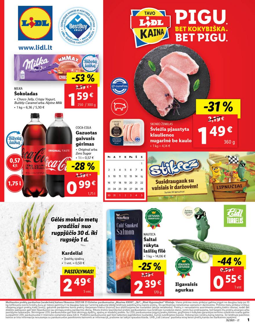 Lidl maisto prekių pasiūlymai akcijos nuo 
  2021-08-30 iki 
  2021-09-05 | Leidinukas.lt puslapis 1