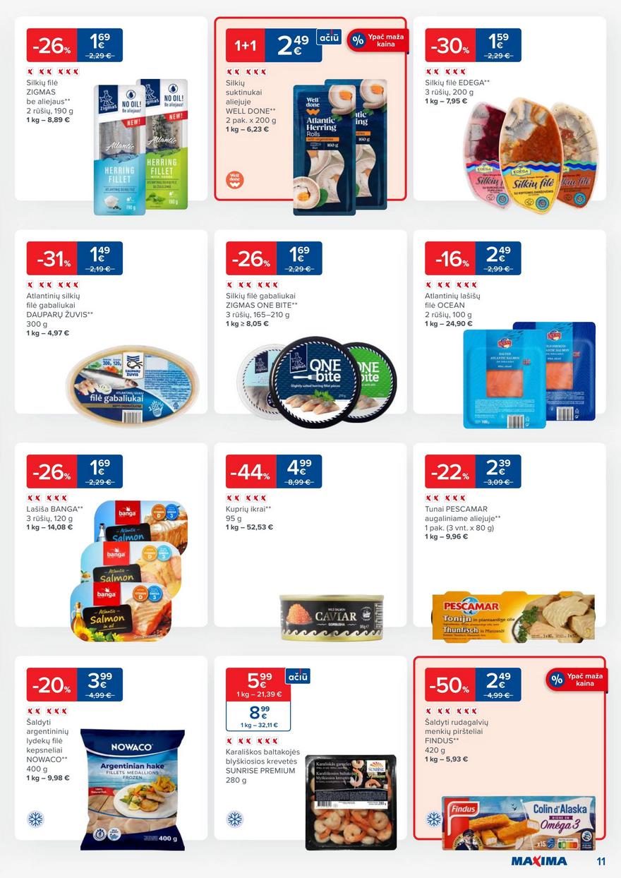 Maxima kaininis leidinys akcijos nuo 
  2023-10-10 iki 
  2023-10-16 | Leidinukas.lt puslapis 11