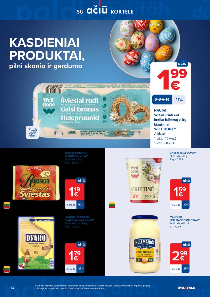 Maxima leidinys akcijos nuo 
  2026-03-24 iki 
  2026-03-30 | Leidinukas.lt puslapis 14