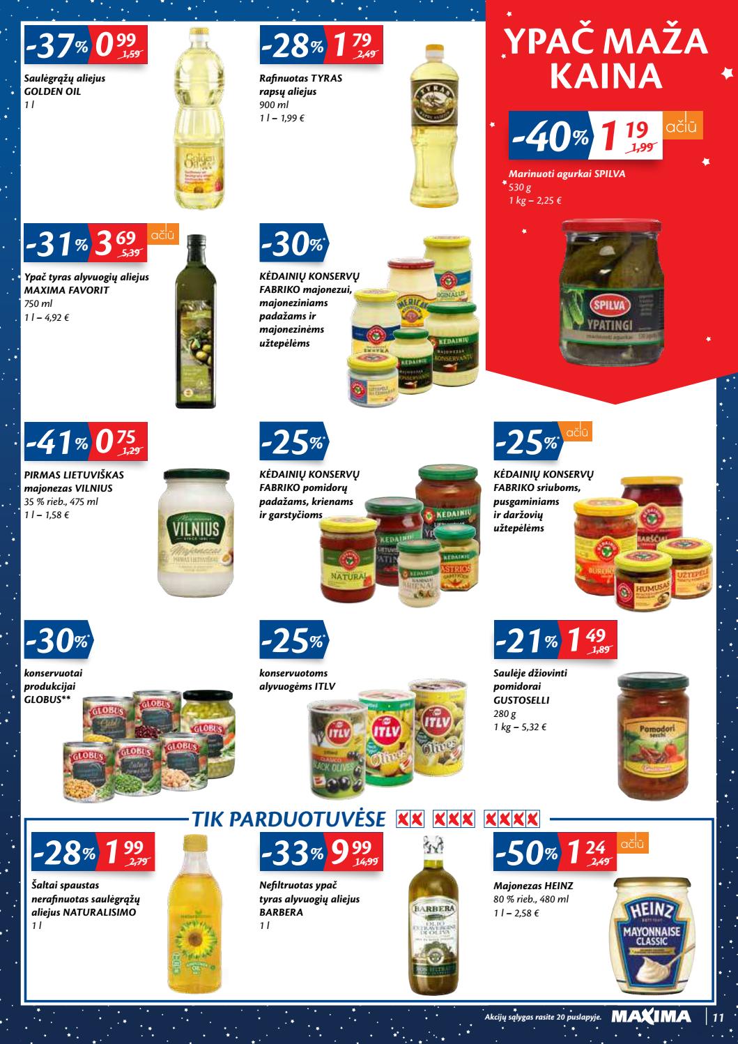 Maxima kaininis leidinys akcijos nuo 
  2020-12-29 iki 
  2021-01-04 | Leidinukas.lt puslapis 11