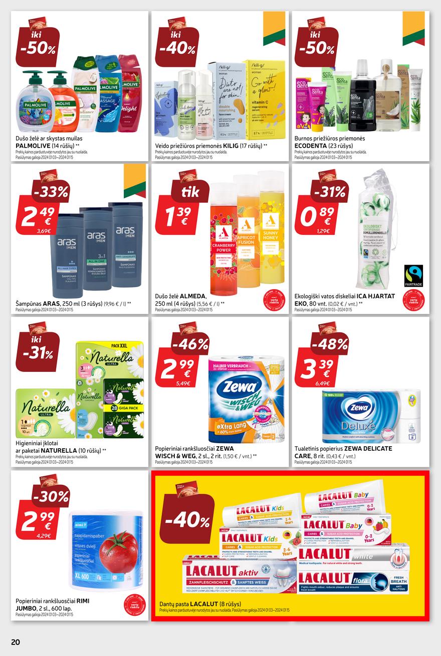 Rimi savaitinis leidinys akcijos nuo 
  2024-01-09 iki 
  2024-01-15 | Leidinukas.lt puslapis 20