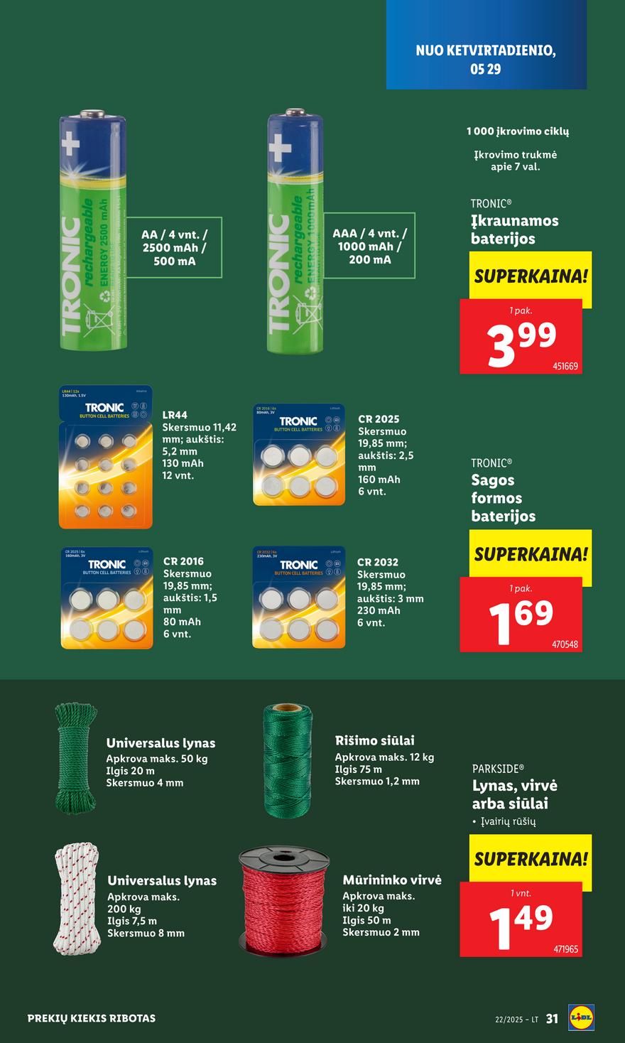 Lidl ne maisto leidinys akcijos nuo 
  2025-05-26 iki 
  2025-06-01 | Leidinukas.lt puslapis 31