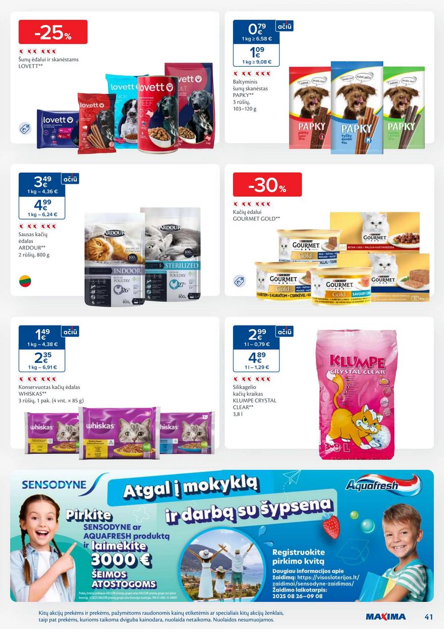 Maxima leidinukas akcijos nuo
2025-08-26 iki
2025-09-01 | Leidinukas.lt puslapis 41