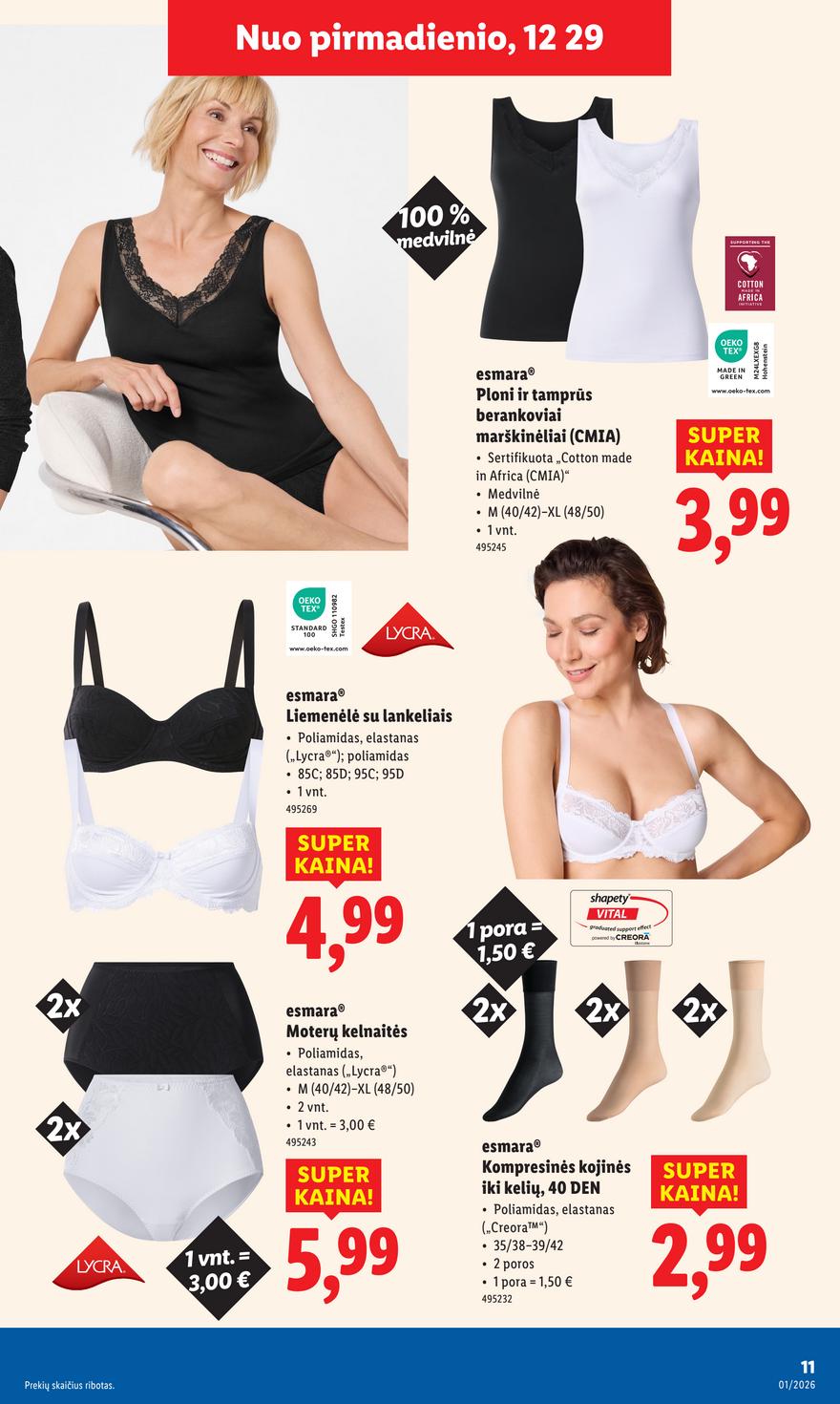 Lidl leidinys akcijos nuo 
  2025-12-29 iki 
  2026-01-04 | Leidinukas.lt puslapis 11