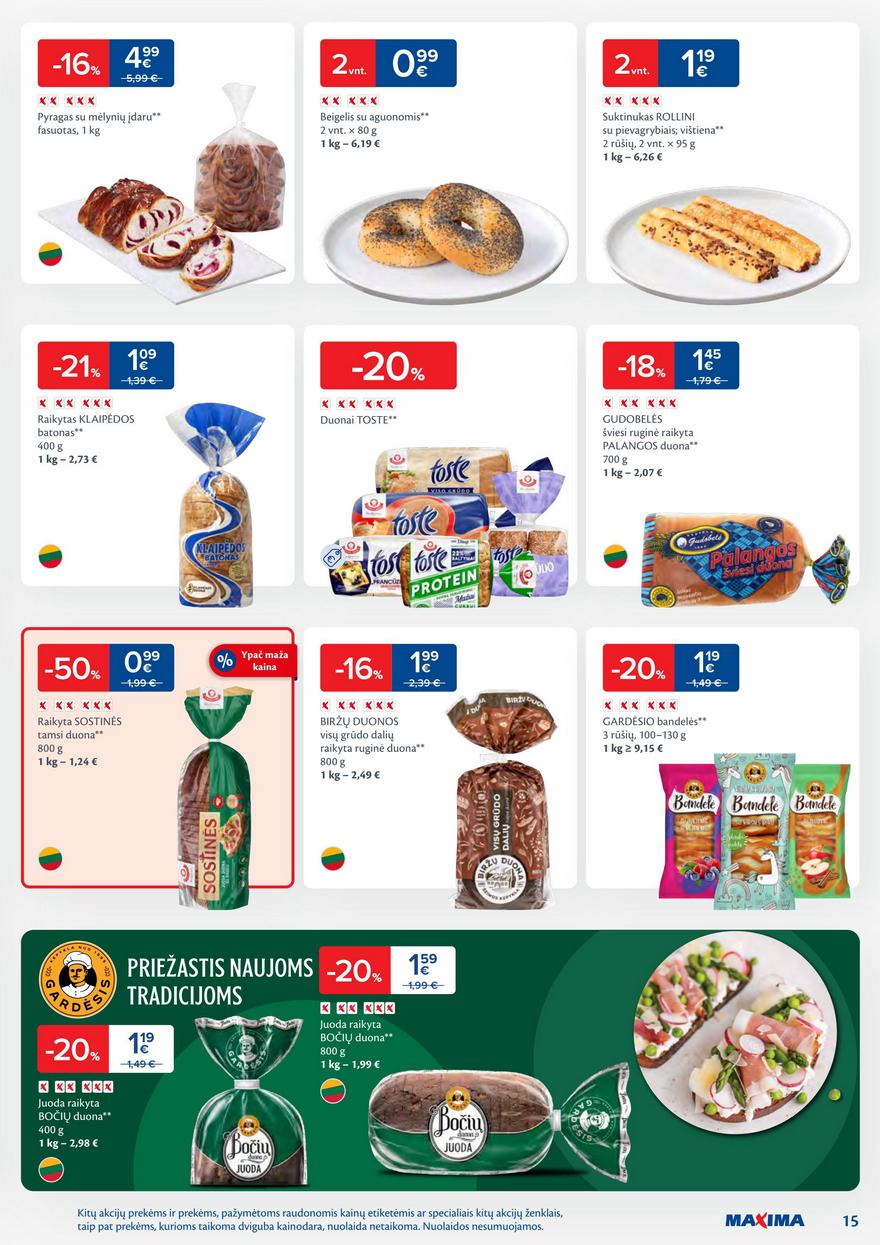 Maxima savaitinis leidinys akcijos nuo
2025-06-24 iki
2025-06-30 | Leidinukas.lt puslapis 15