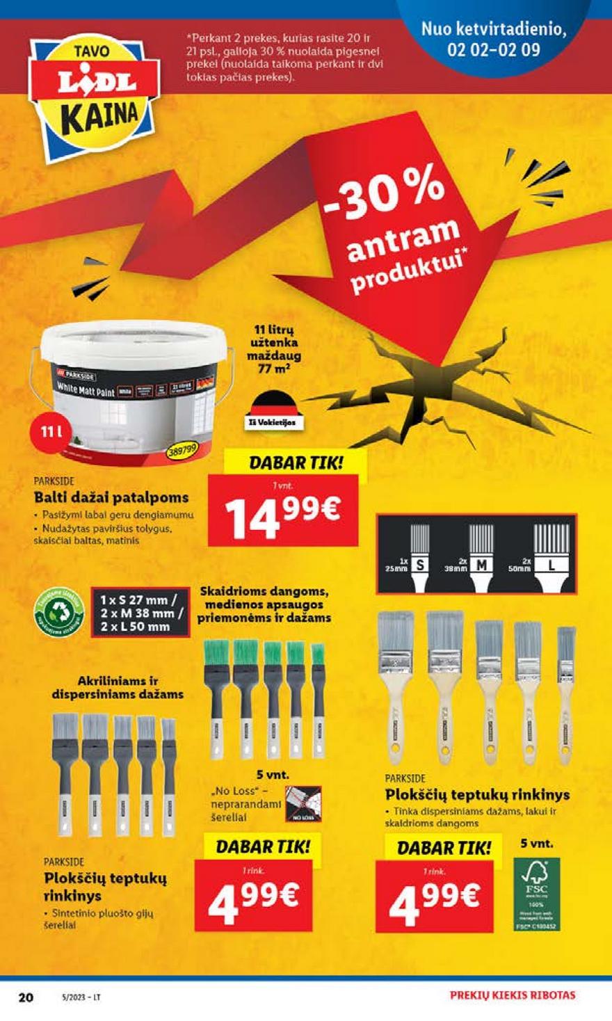 Ldil ne maisto leidinys akcijos nuo 
  2023-01-30 iki 
  2023-02-05 | Leidinukas.lt puslapis 20
